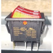 SWT717UN Выключатель клавишный двойной KCD6 15A, 250V - 20A, 125V.  {}
