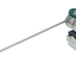 COK204WH  Термостат 255°C - INDESIT C00255842 - EGO (Temperature: 255°C. Probe: O3mm, 190mm. Shaft: 24mm. 2 contacts.)зам.  {}