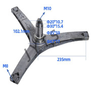 .12338100001221 Крестовина барабана СМА (6206 + 6207 + 47x88x10/12) TG80V86WMDY5, BRANDT AS0073421, MIDEA-DEXP-HANSA-BRANDT-LERAN-WEISSGAUFF  {}