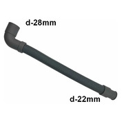 .TRUB-028 Шланг соединительный для ПММ D-28mm /d22 (L350mm)  {}