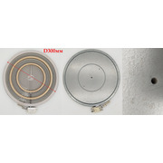 17466100000771 Эл.Конфорка стеклокерам. 3-х зонная D300 2700w/1950w/1050w  (Midea)  {}