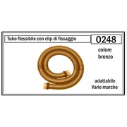 O248 Шланг для пылесоса 1,8 м, с фитингами (бронзовый), O247 {10}