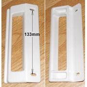 100802 Ручка двери холодильника L-160mm, _РАСПРОДАНО_ WHITE-27 HANDGRIP LATERAL DOOR 'INDESIT' {0}